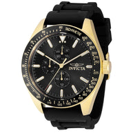 Invicta Men's 38404 Aviator Quartz Multifunction Black Dial Watch