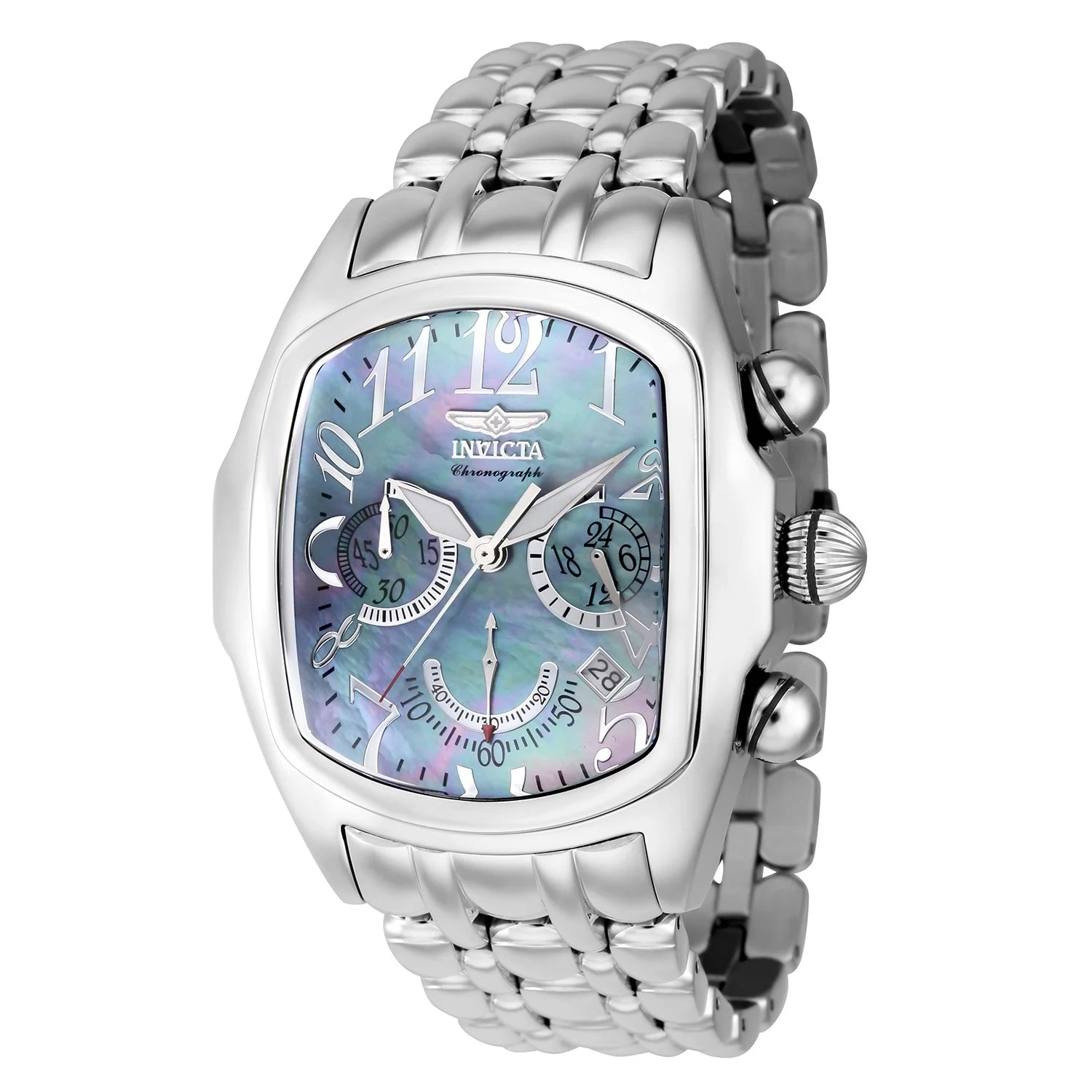 Invicta Men's 43152 Lupah Quartz VD53 Platinum Dial Watch