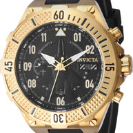 Invicta Men's 39889 Aviator Quartz Multifunction Black Dial Watch