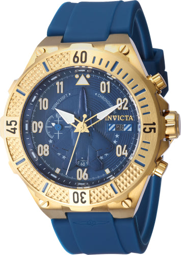 Invicta Men's 39890 Aviator Quartz Multifunction Blue Dial Watch
