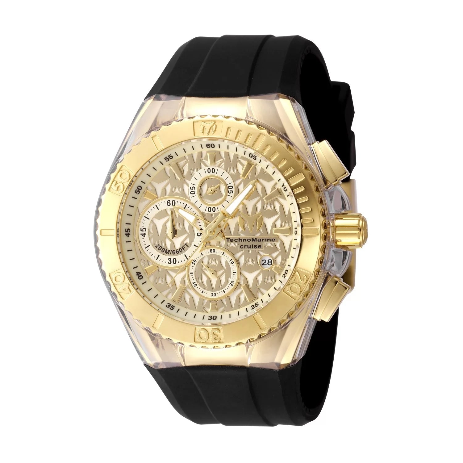 Technomarine Men's TM-125002 Cruise Quartz VD57 Gold Dial Watch