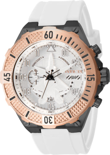 Invicta Men's 39894 Aviator Quartz Multifunction Silver Dial Watch
