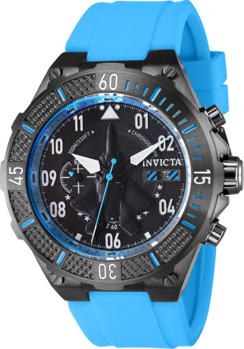 Invicta Men's 39898 Aviator Quartz Multifunction Black Dial Watch