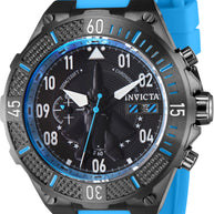 Invicta Men's 39898 Aviator Quartz Multifunction Black Dial Watch