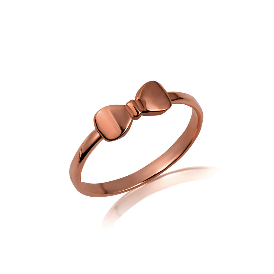 Gold Bow Tie Ring (Available in Yellow/Rose/White Gold)