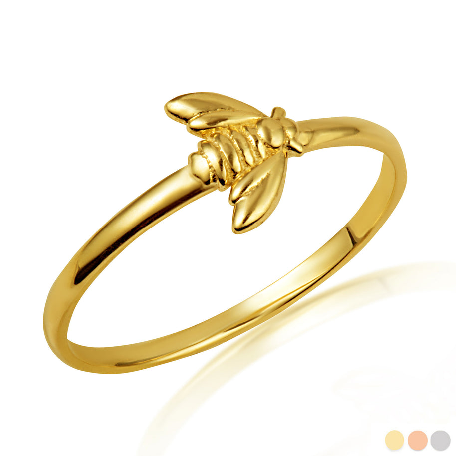 Gold Firefly Ring (Available in Yellow/Rose/White Gold)
