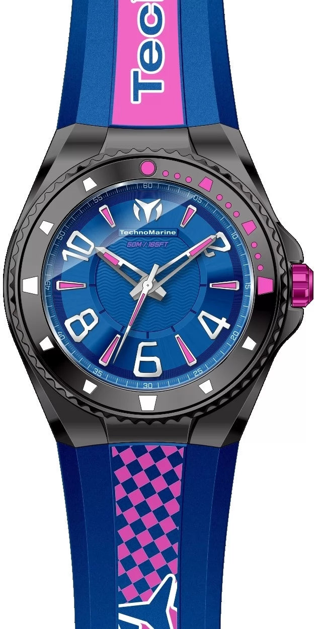 Technomarine Men's TM-525011 Racing Legends Quartz PC21 Blue Dial Watch