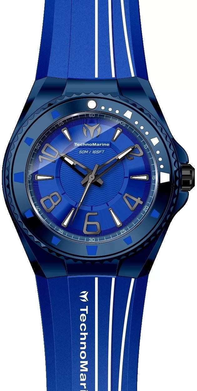 Technomarine Men's TM-525012 Racing Legends Quartz PC21 Blue Dial Watch