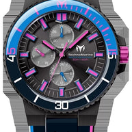 Technomarine Men's TM-525035 Racing Legends Quartz VH67 Gunmetal, Black Dial Watch