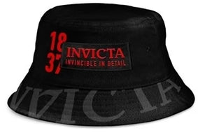 INVICTA BUCKET HAT - BLACK/RED