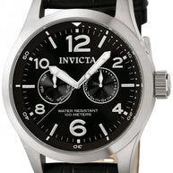 Invicta Men's 0764 I-Force Quartz Multifunction Black Dial Watch
