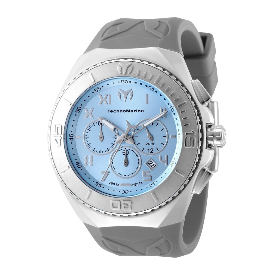 Technomarine Men's TM-225003 Manta Quartz VD53 Light Blue Dial Watch