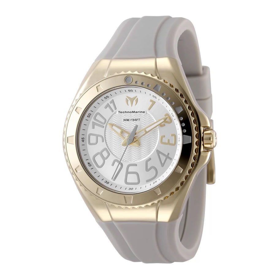 Technomarine Women's TM-225046 Lusso Mare Quartz 3 Hand Silver Dial Watch