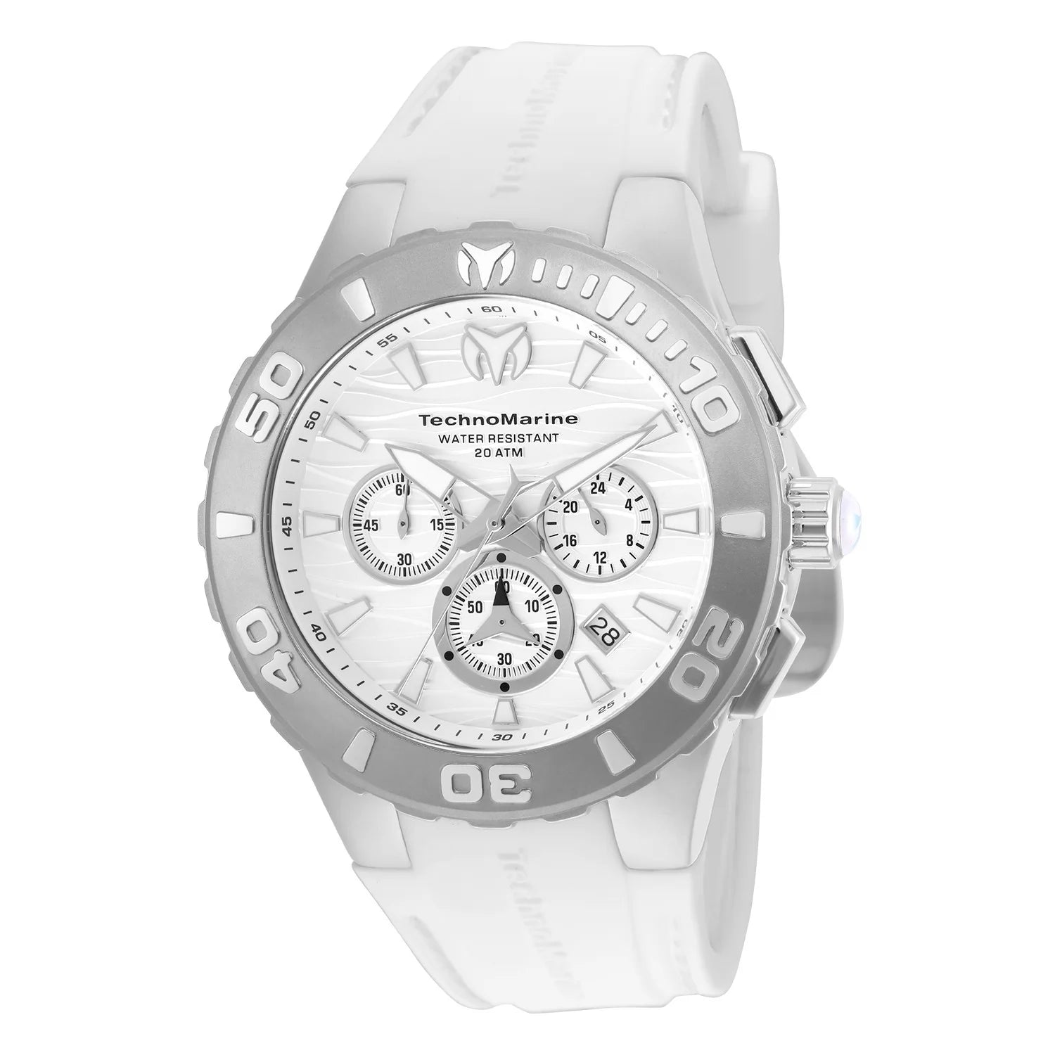 TR Men's TM-115072 Cruise Medusa Quartz White Dial Watch