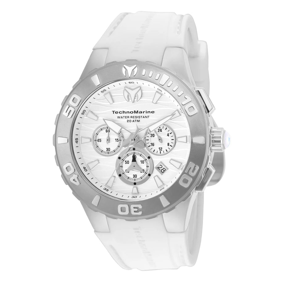 TR Men's TM-115072 Cruise Medusa Quartz White Dial Watch