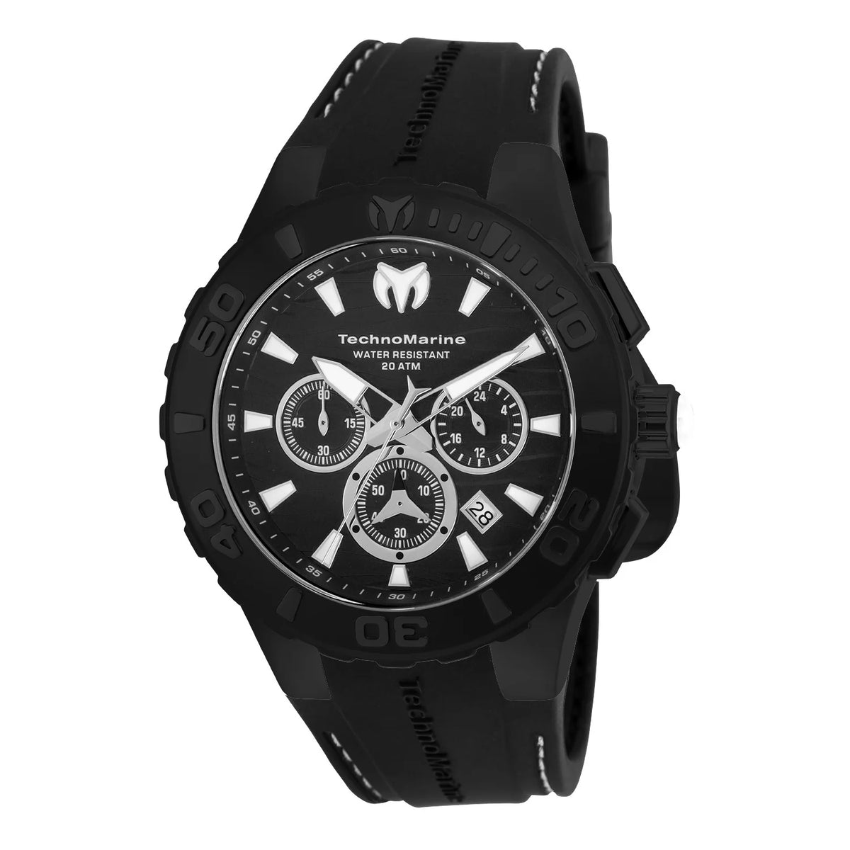 Technomarine's Men's TM-115081 Cruise Medusa Quartz Black Dial Watch