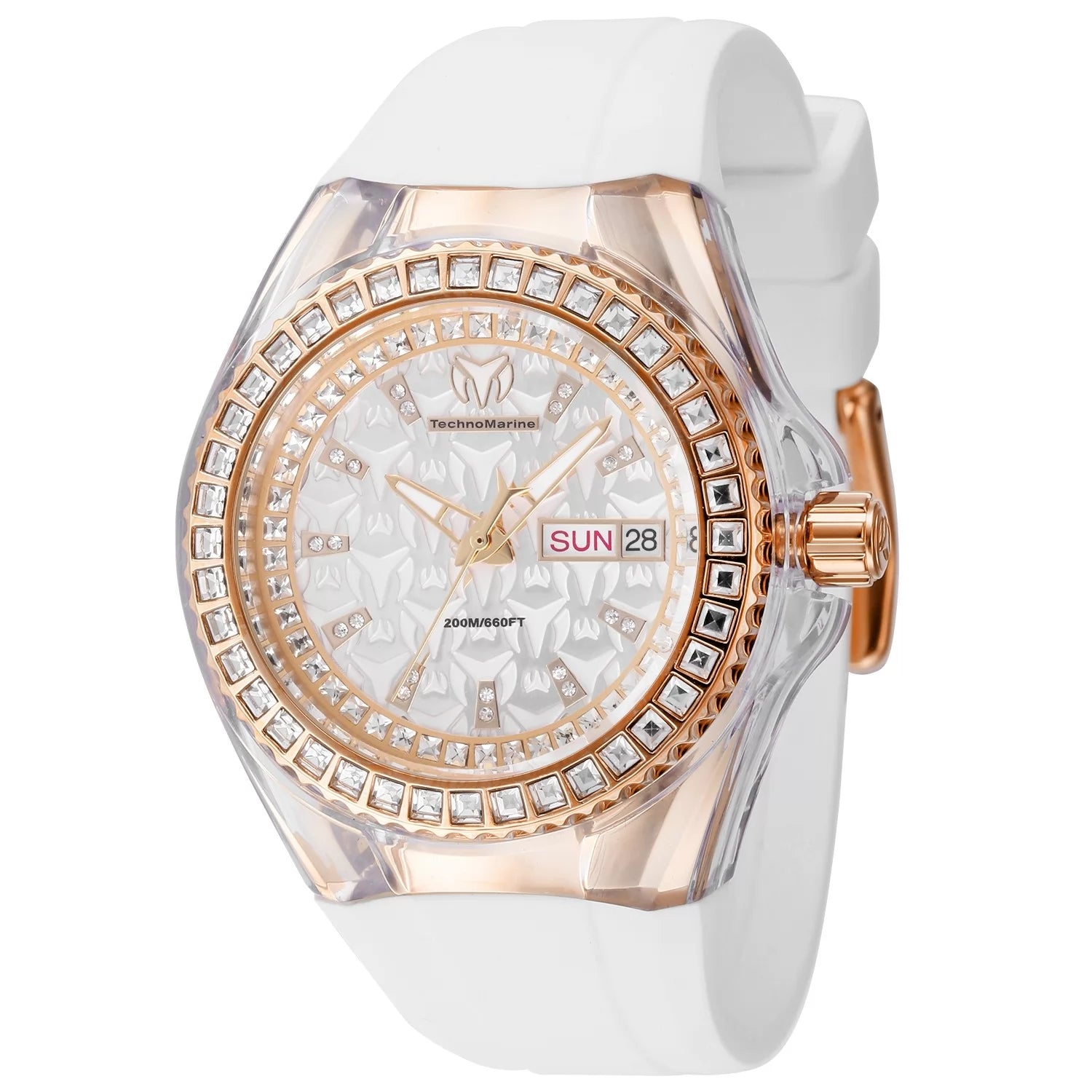 Technomarine Women's TM-121173 Cruise Quartz Chronograph Silver Dial Watch