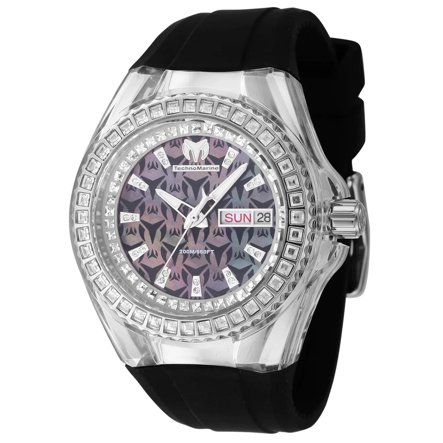 Technomarine Women's TM-121174 Cruise Monogram Quartz Black Dial Watch