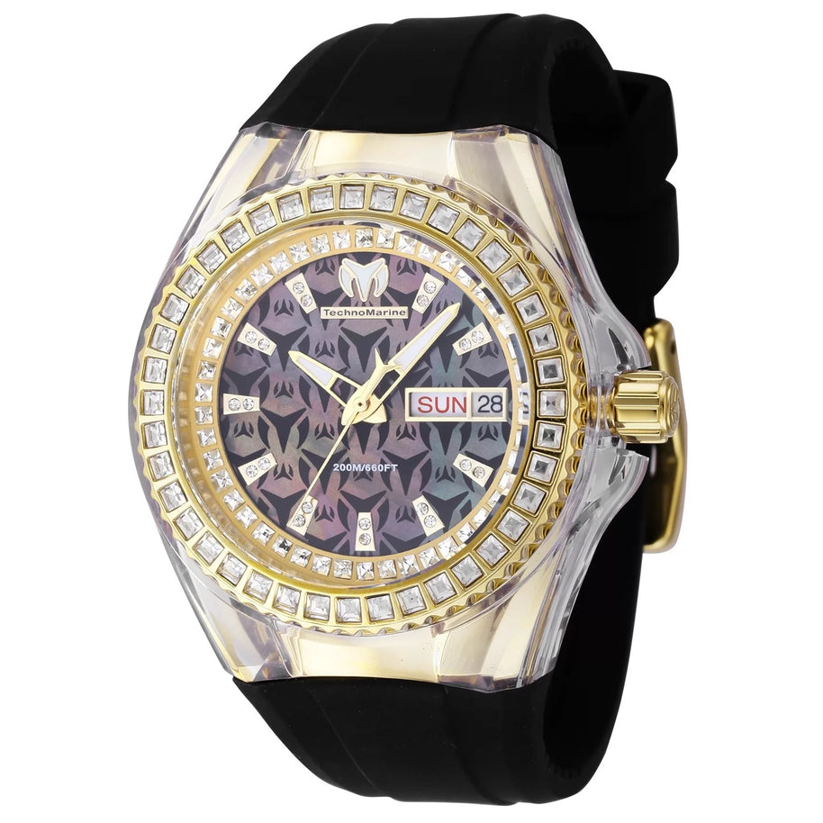 Technomarine Women's TM-121175 Cruise Quartz Chronograph Black Dial Watch