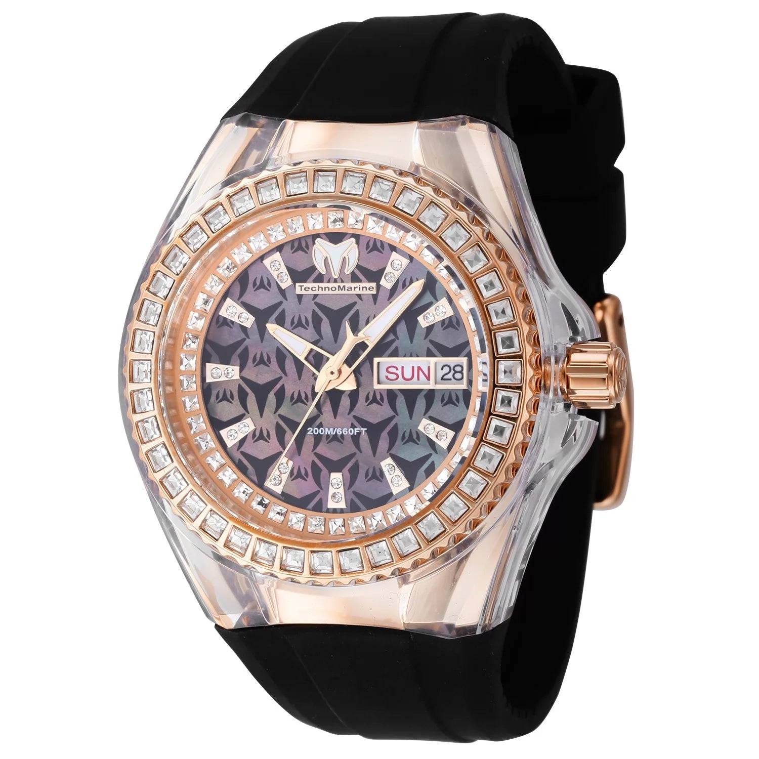 Technomarine Women's TM-121176 Cruise Quartz Chronograph Black Dial Watch