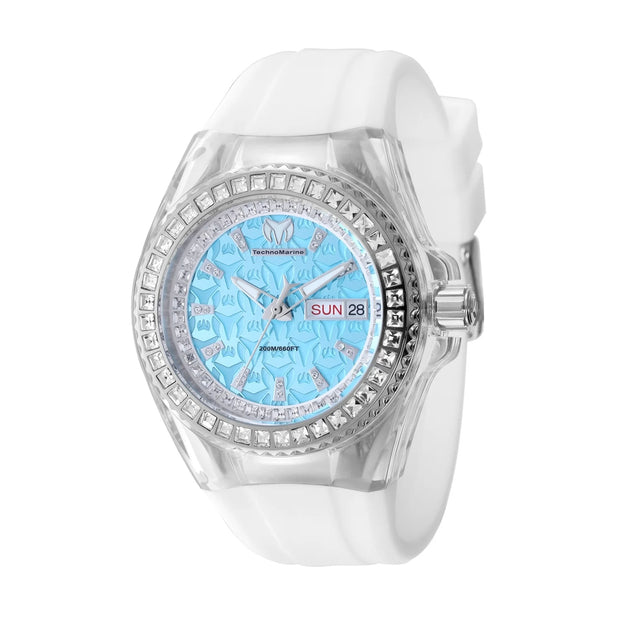 Technomarine Women's TM-125039 Cruise Quartz VJ43 Light Blue Dial Watch