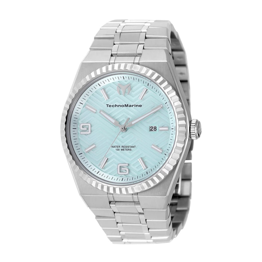Technomarine Men's TM-225054 TERRA NOVA Quartz PC32 Light Blue Dial Watch