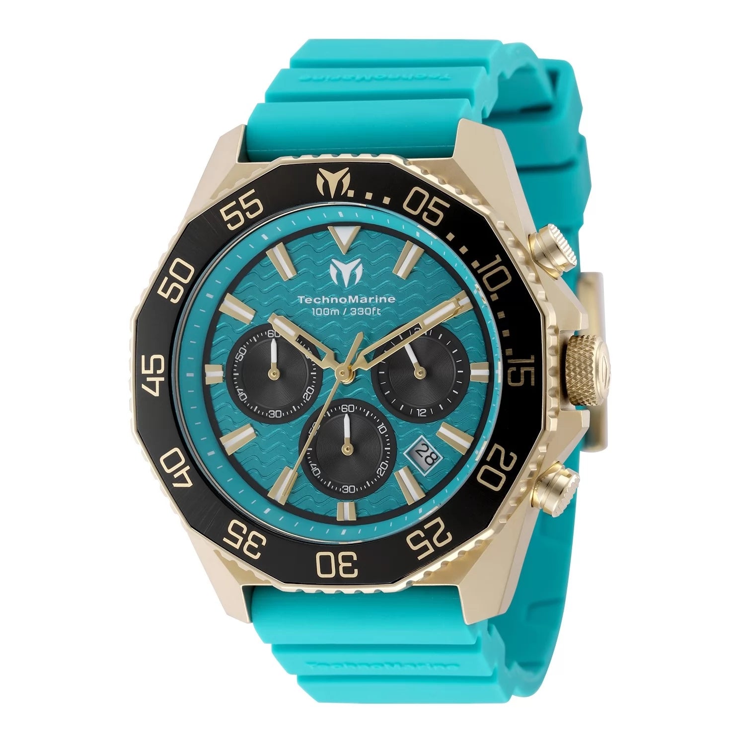 Technomarine Men's TM-225071 Mar Vivo Quartz VD53C Blue, Black Dial Watch