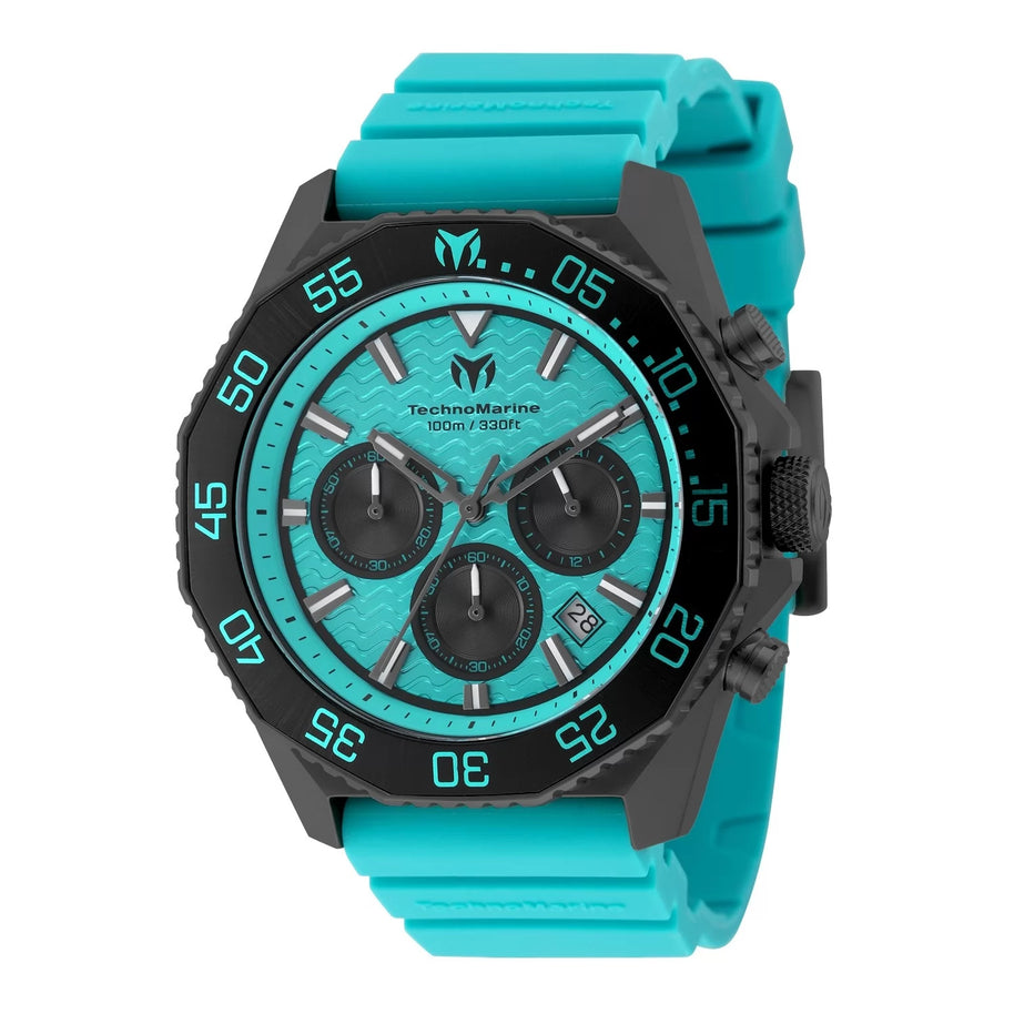 Technomarine Men's TM-225078 Mar Vivo Quartz VD53C Blue, Black Dial Watch