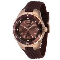 Invicta Women's 40312 Angel Quartz 3 Hand Dark Brown Dial Watch