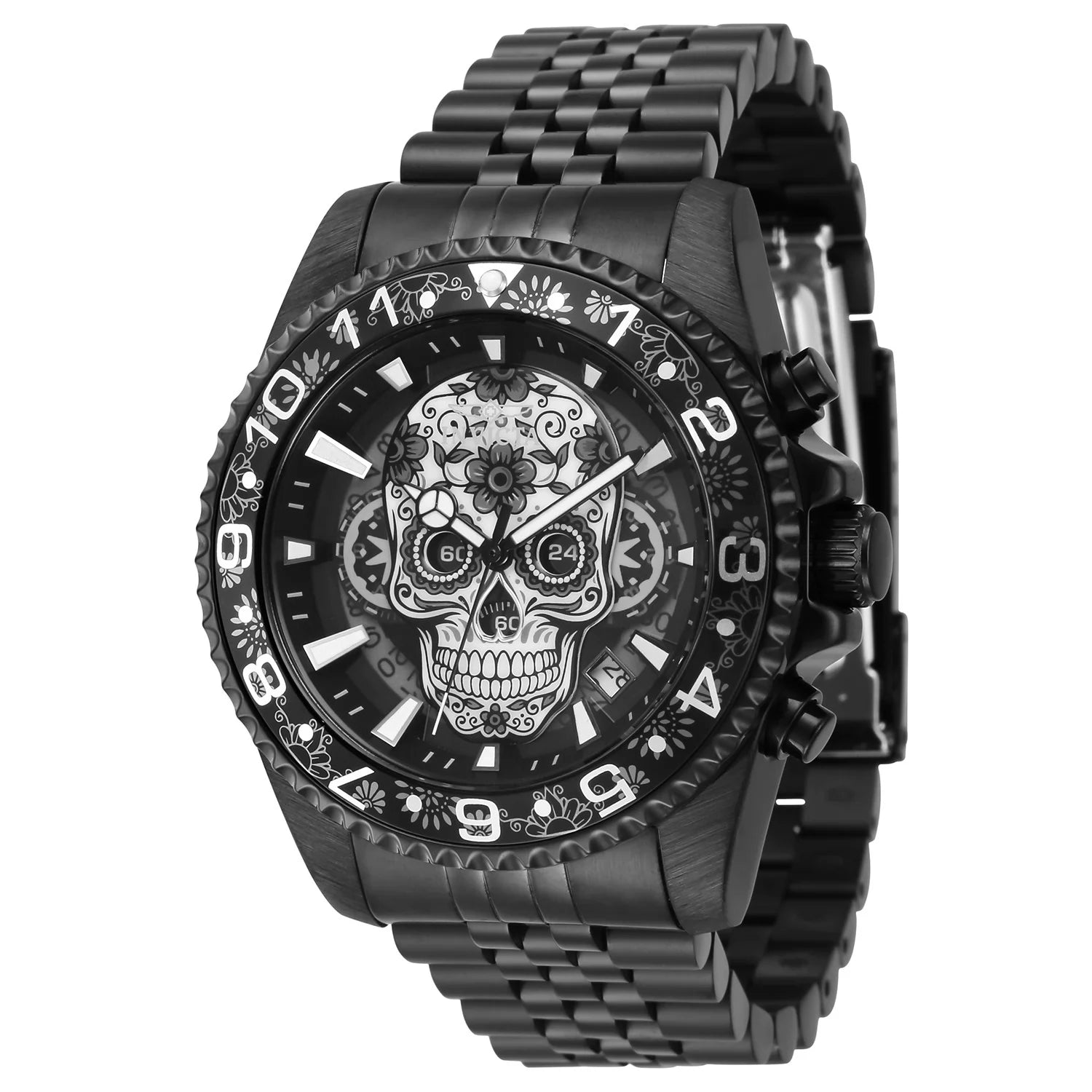 Invicta Men's 43753 Pro Diver Quartz VD53 Grey, Silver, Black Dial Watch