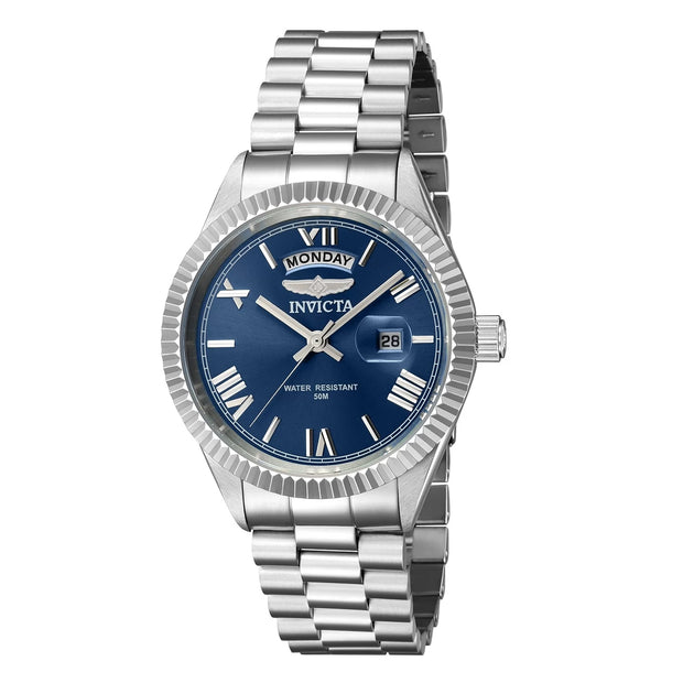 Invicta Men's 43935 Specialty Quartz 3 Hand Dark Blue Dial Watch