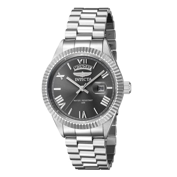 Invicta Men's 43937 Specialty Quartz 3 Hand Grey Dial Watch