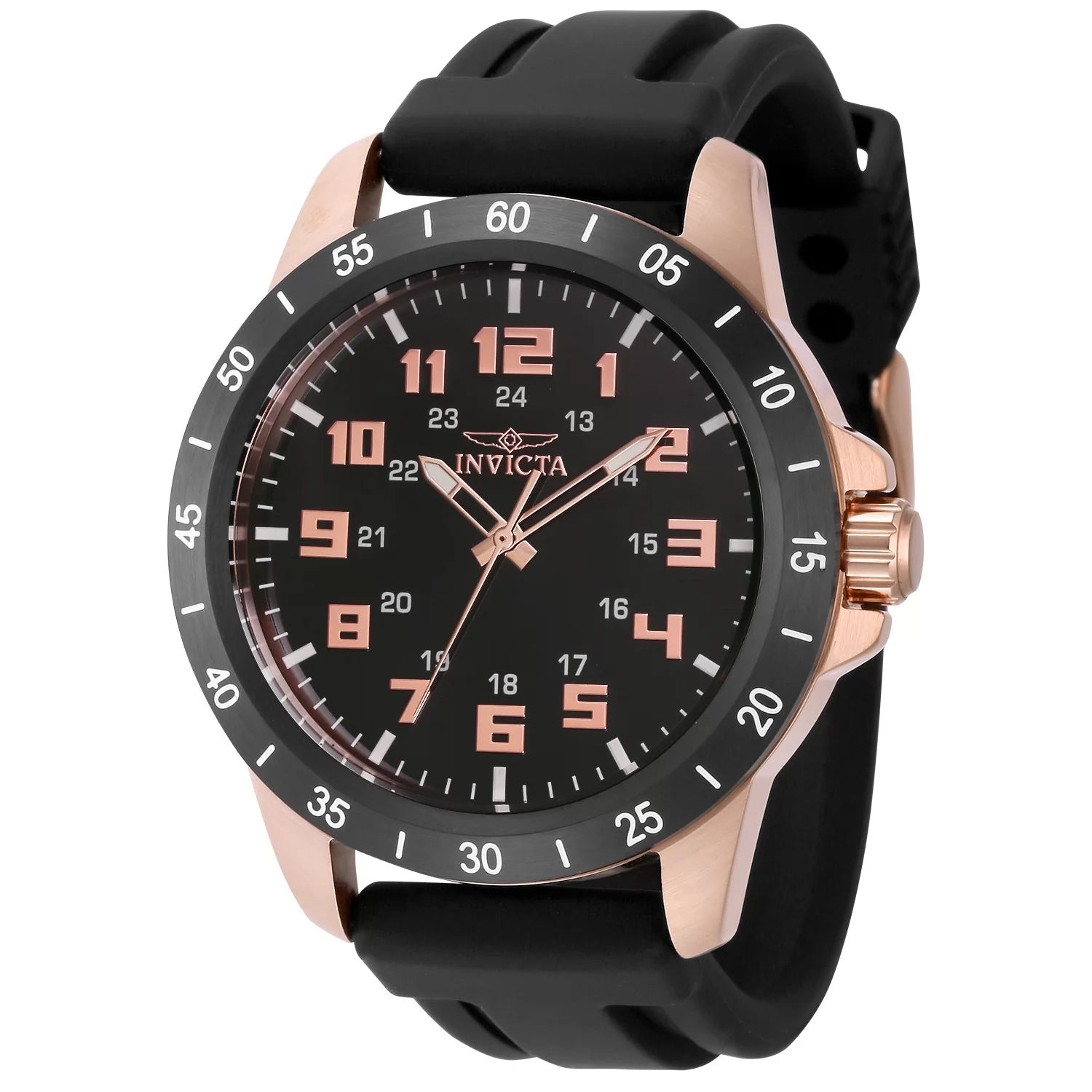 Invicta Men's 40000 Pro Diver Quartz 3 Hand Black Dial Watch