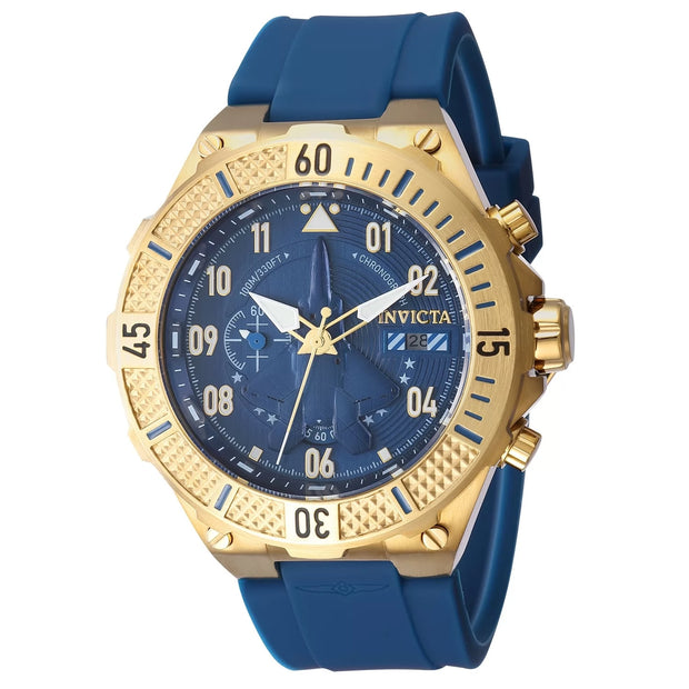 Invicta Men's 39890 Aviator Quartz Multifunction Blue Dial Watch