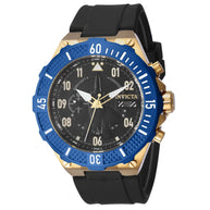 Invicta Men's 39892 Aviator  Quartz Multifunction Black Dial Watch