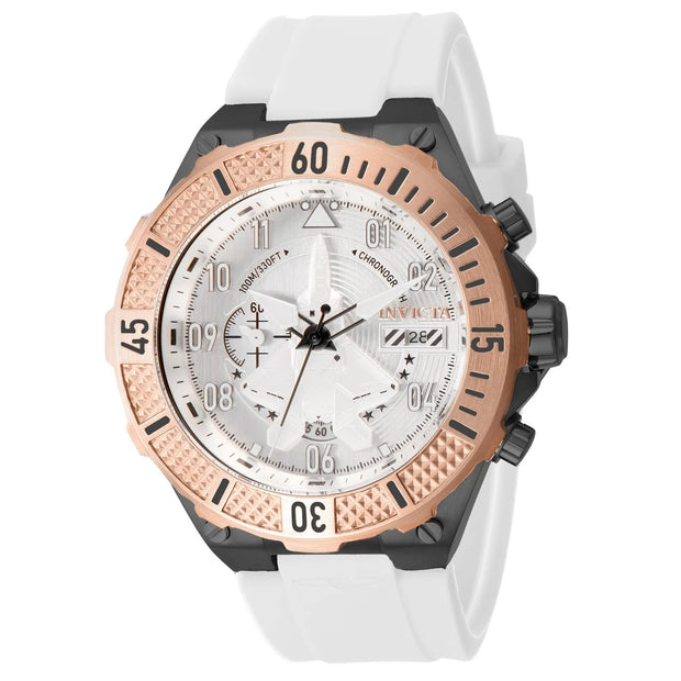 Invicta Men's 39894 Aviator  Quartz Multifunction Silver Dial Watch