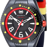 Technomarine Men's TM-525006 Racing Legends Quartz PC21 Black Dial Watch