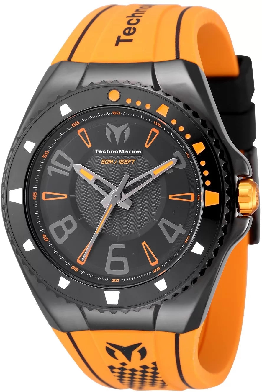 Technomarine Men's TM-525009 Racing Legends Quartz PC21 Black Dial Watch