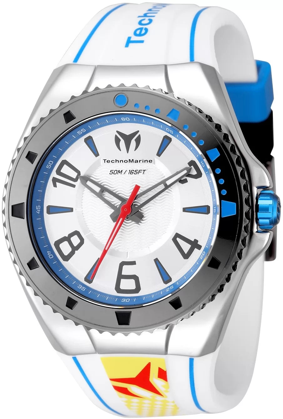 Technomarine Men's TM-525013 Racing Legends Quartz PC21 Silver Dial Watch