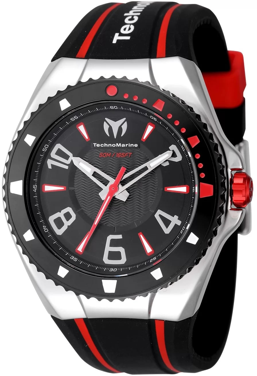 Technomarine Men's TM-525014 Racing Legends Quartz PC21 Black Dial Watch
