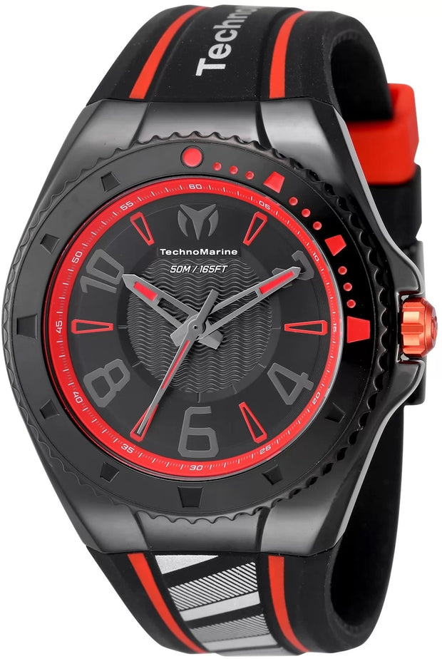 Technomarine Men's TM-525015 Racing Legends Quartz PC21 Black Dial Watch
