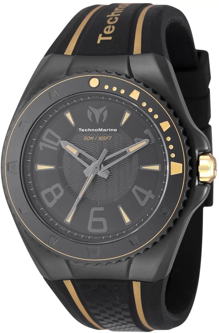 Technomarine Men's TM-525016 Racing Legends Quartz PC21 Black Dial Watch