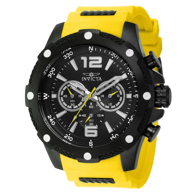 Invicta Men's 42998 I-Force Quartz VD54 Black Dial Watch
