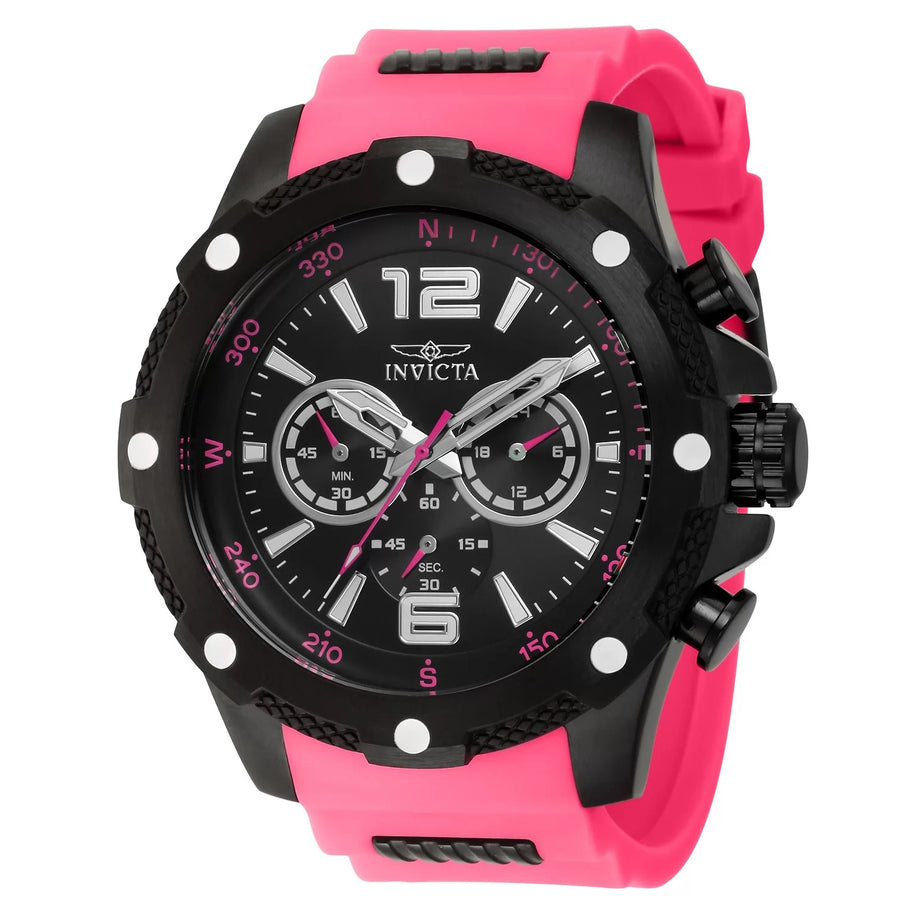 Invicta Men's 43000 I-Force Quartz VD54 Black Dial Watch