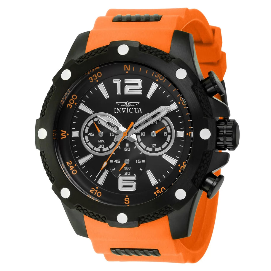 Invicta Men's 43002 I-Force Quartz VX9J Black Dial Watch