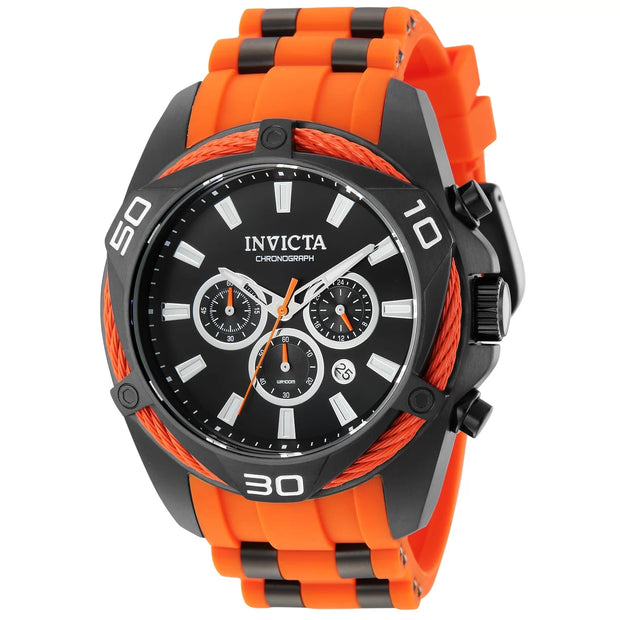 Invicta Men's 43760 Bolt Quartz VD53 Black Dial Watch