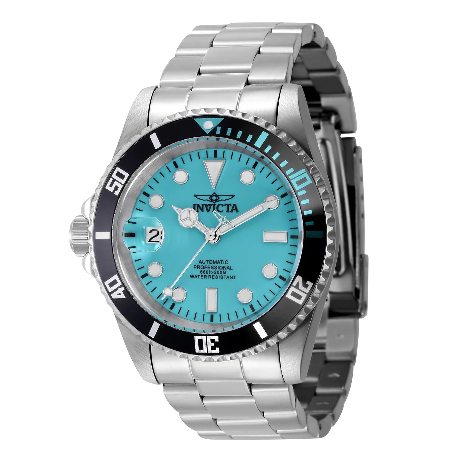 Invicta Men's 44045 Pro Diver Automatic 3 Hand Turquoise Dial Watch