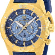 Technomarine Men's TM-519009 Reef Quartz Chronograph Transparent, Blue Dial Watch