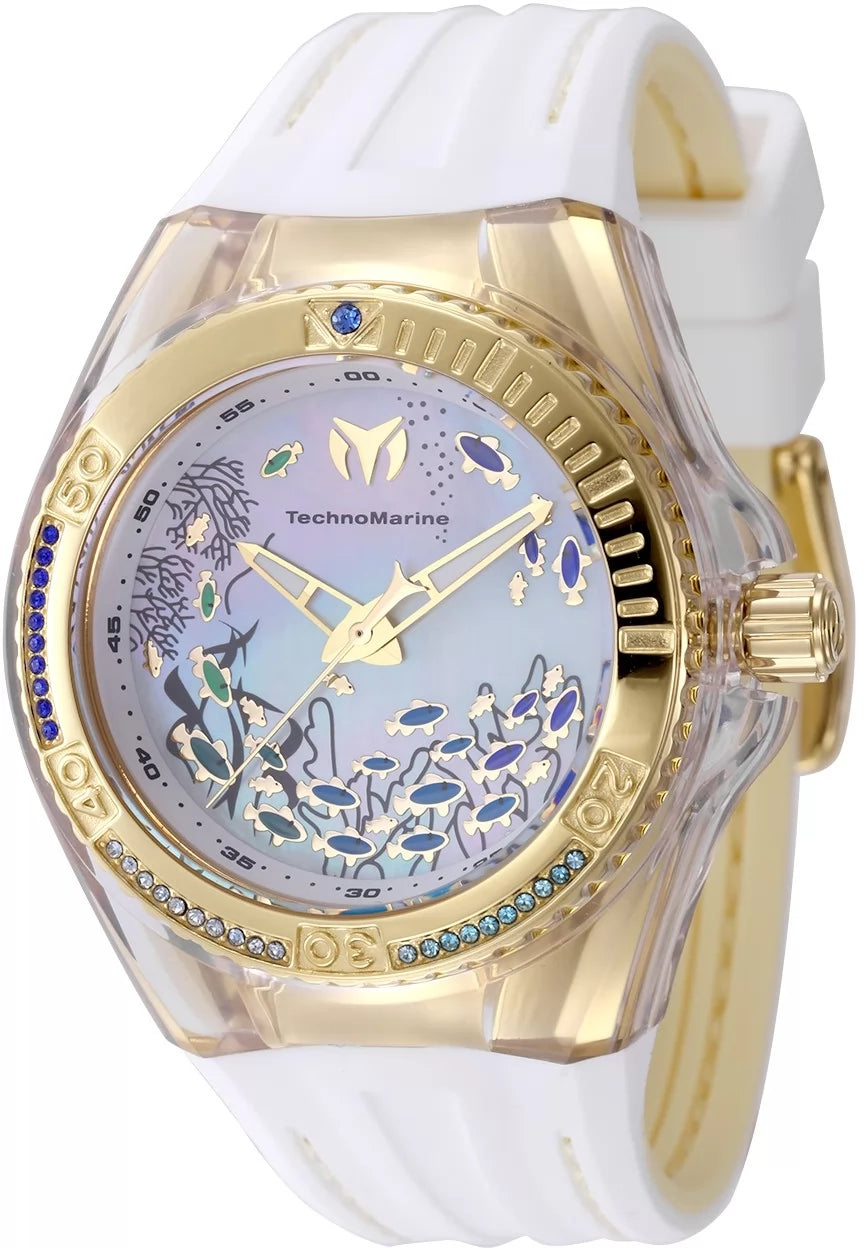 Technomarine Women's TM-125009 Cruise Quartz PC21 White Dial Watch