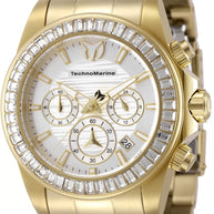 Technomarine Men's TM-225126 Manta Quartz VD53 Silver Dial Watch